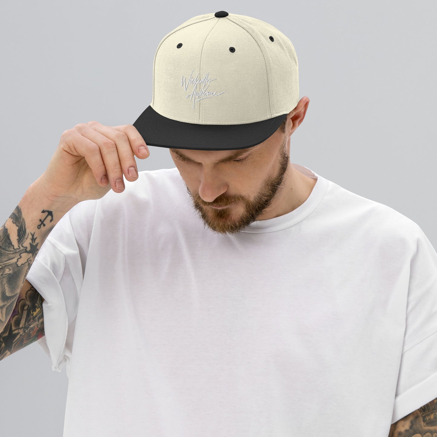 Wickedly Awesome. Snapback Hat
