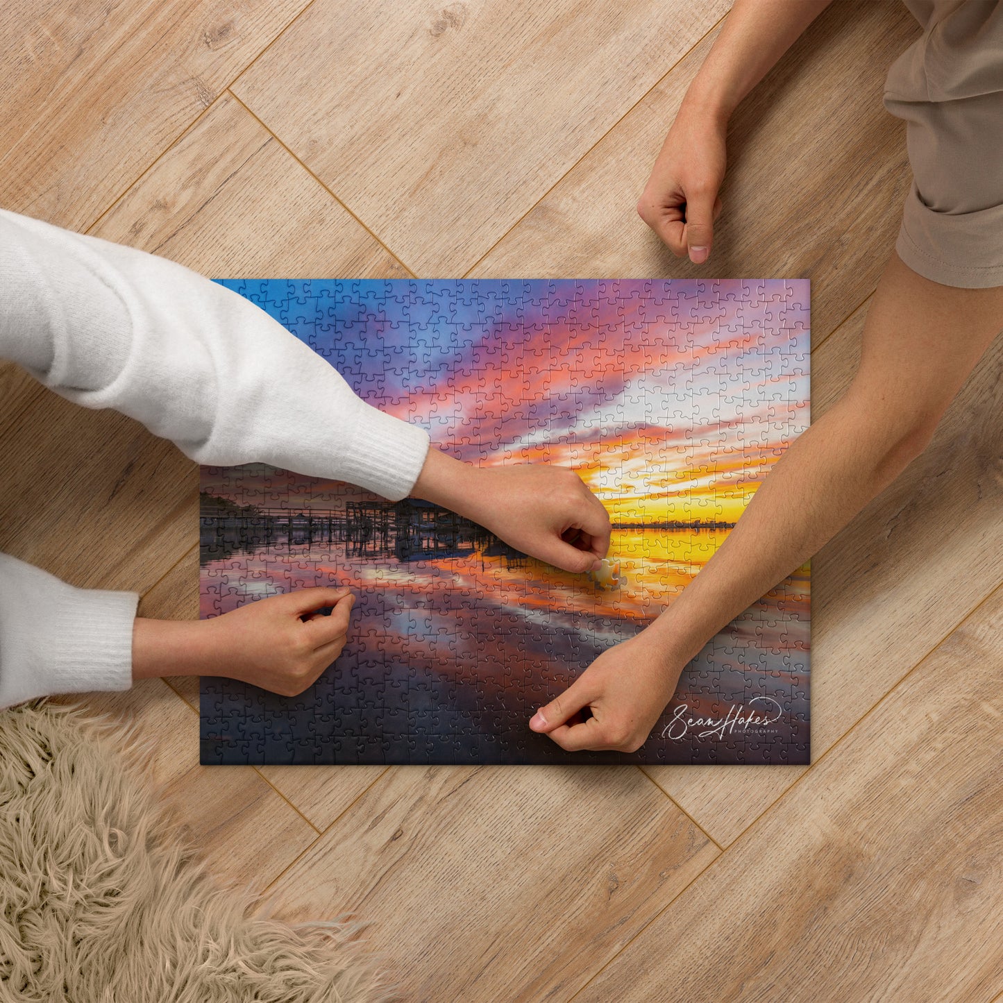 Hagley Landing Sunset Jigsaw puzzle