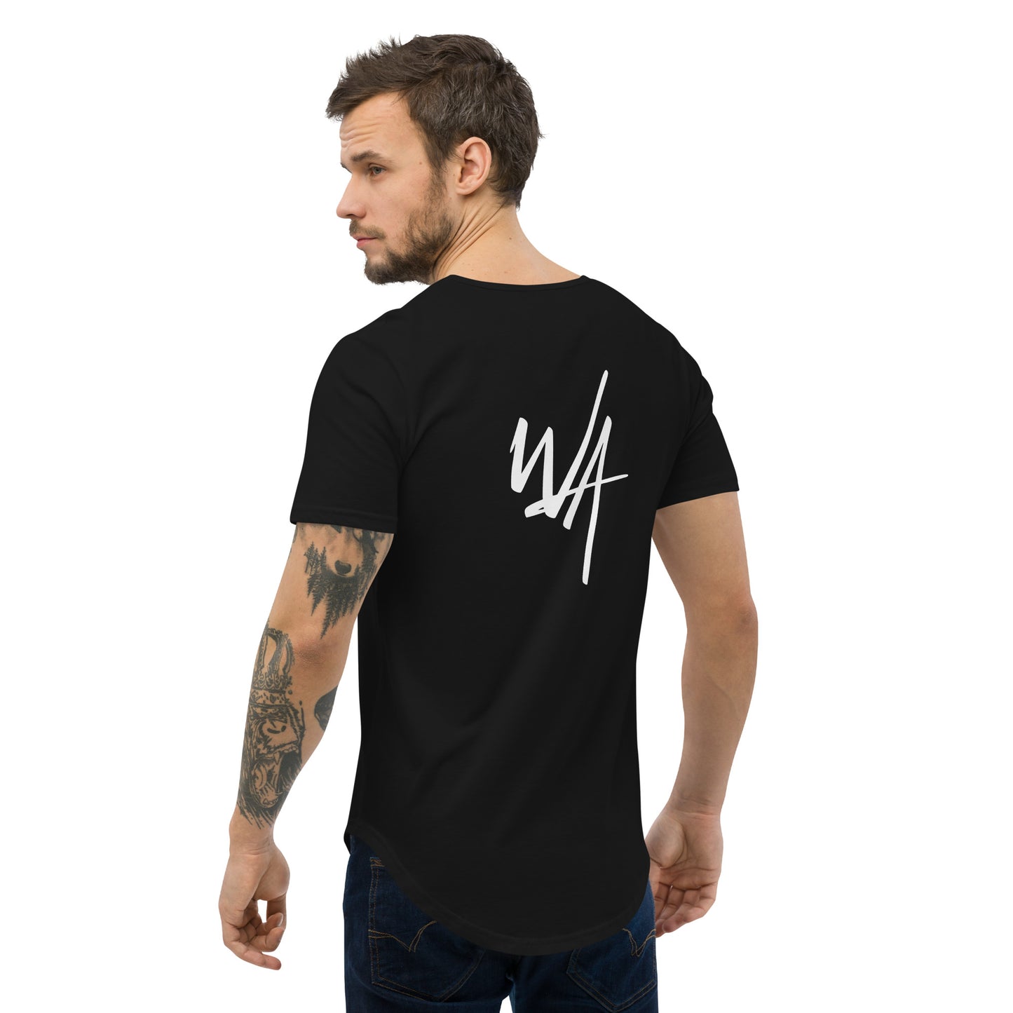 W/A Men's Curved Hem T-Shirt