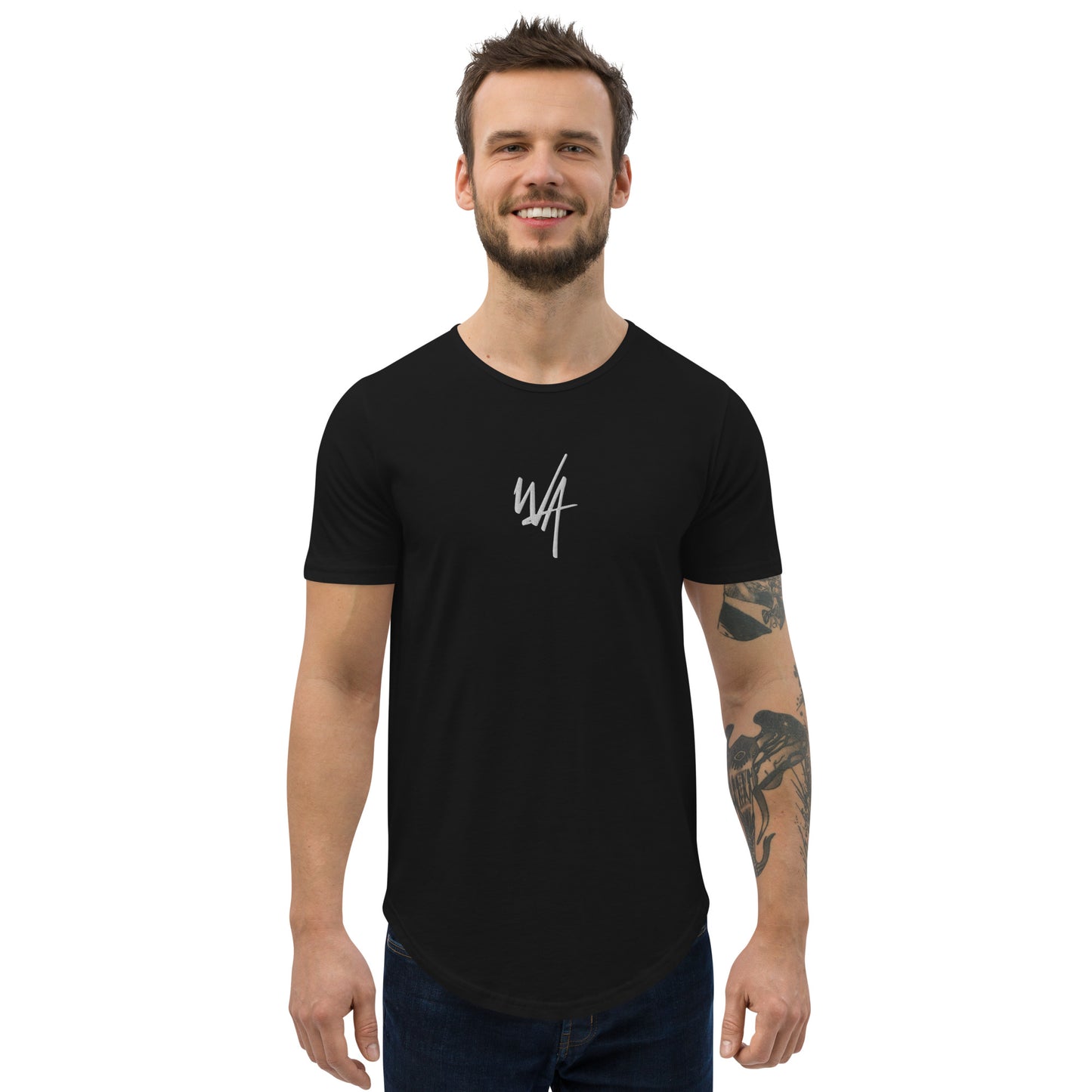 W/A Men's Curved Hem T-Shirt