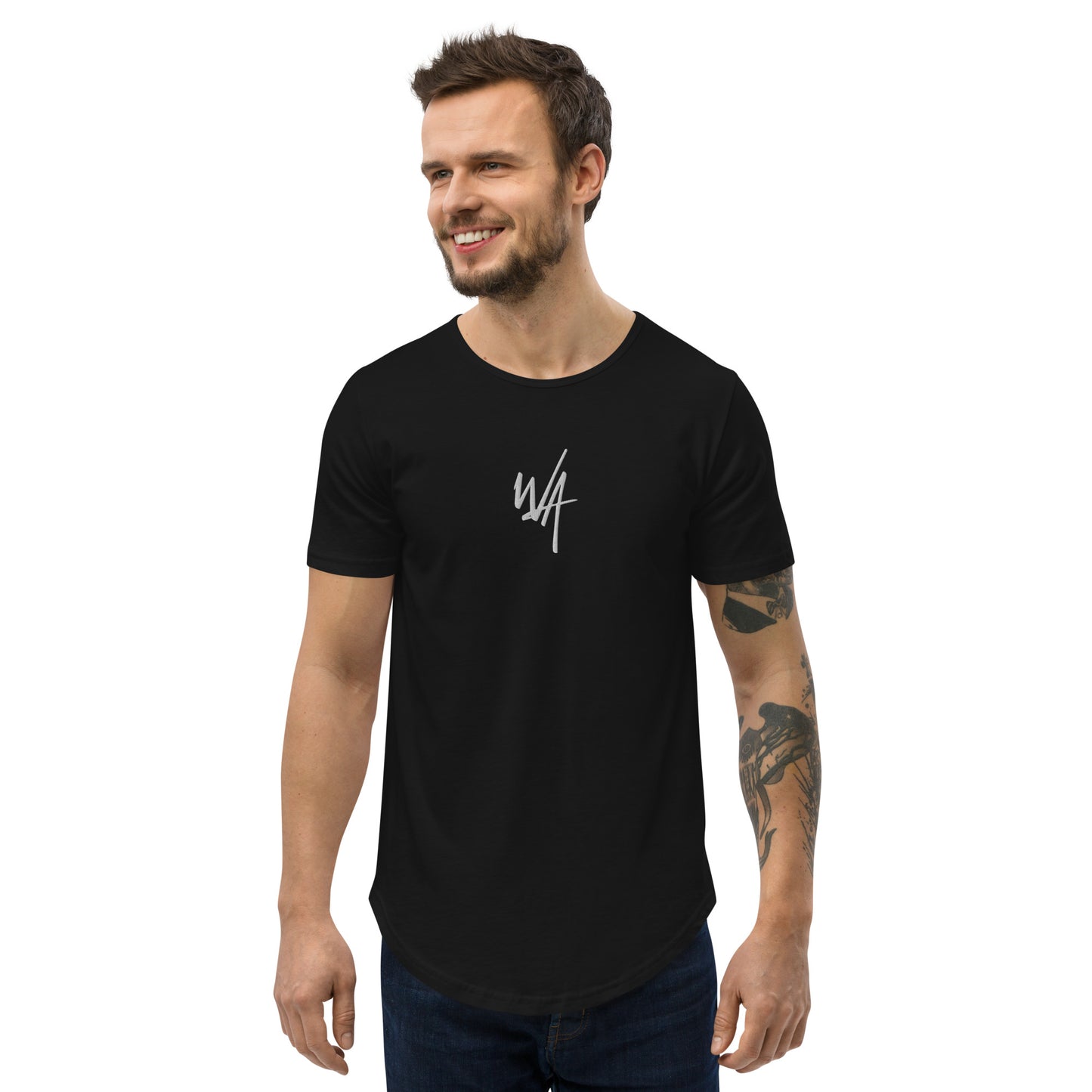 W/A Men's Curved Hem T-Shirt