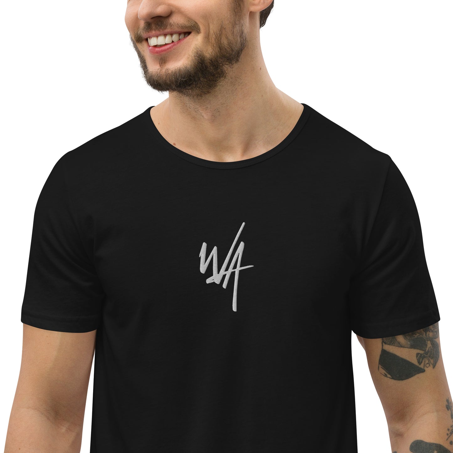 W/A Men's Curved Hem T-Shirt