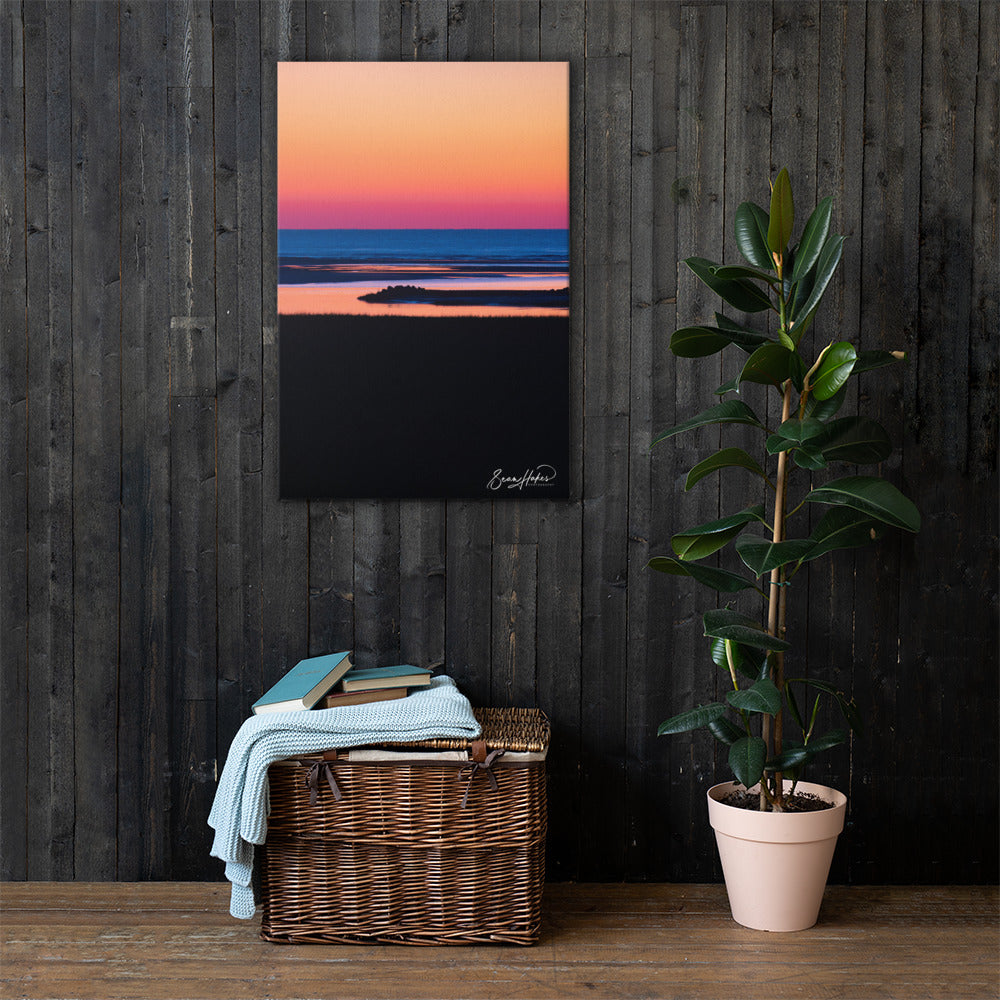 Midway Inlet Premium Sunrise Canvas Print by Sean Hakes Photography