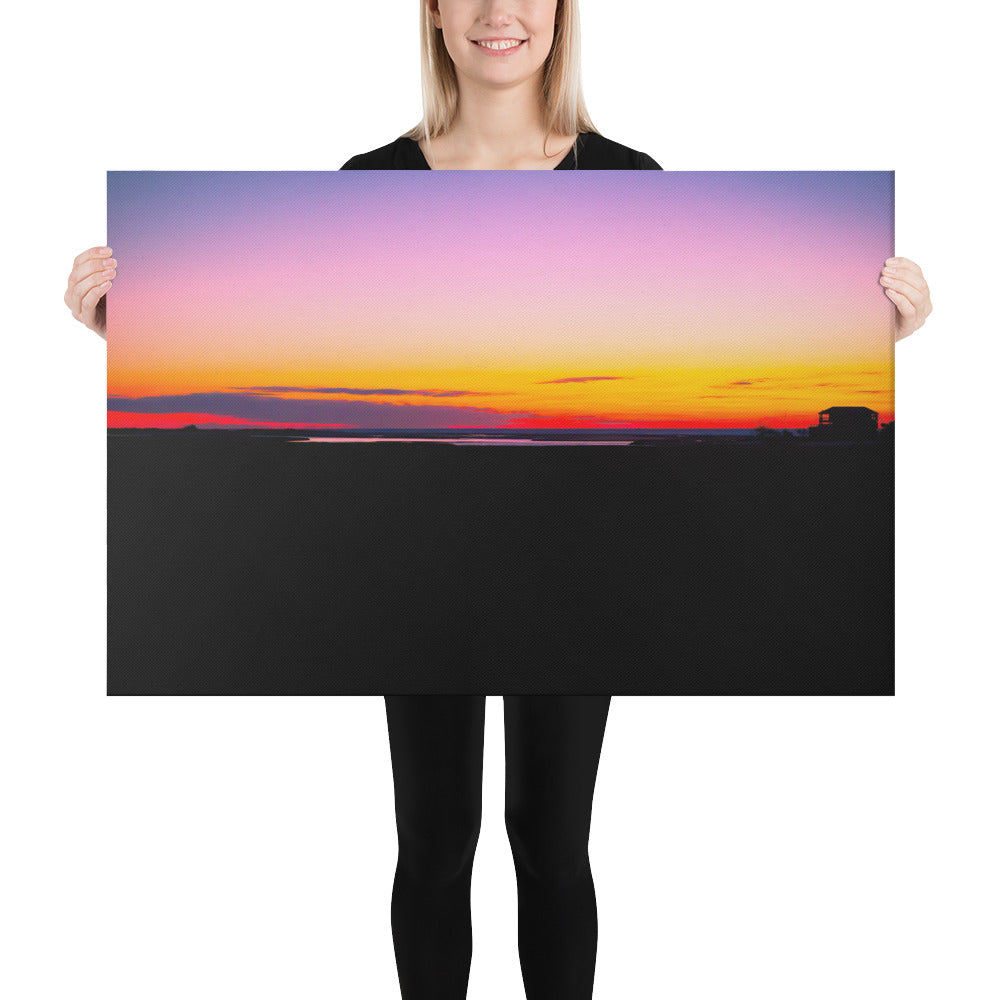 Pawleys Island (Midway Inlet) Sunrise Canvas
