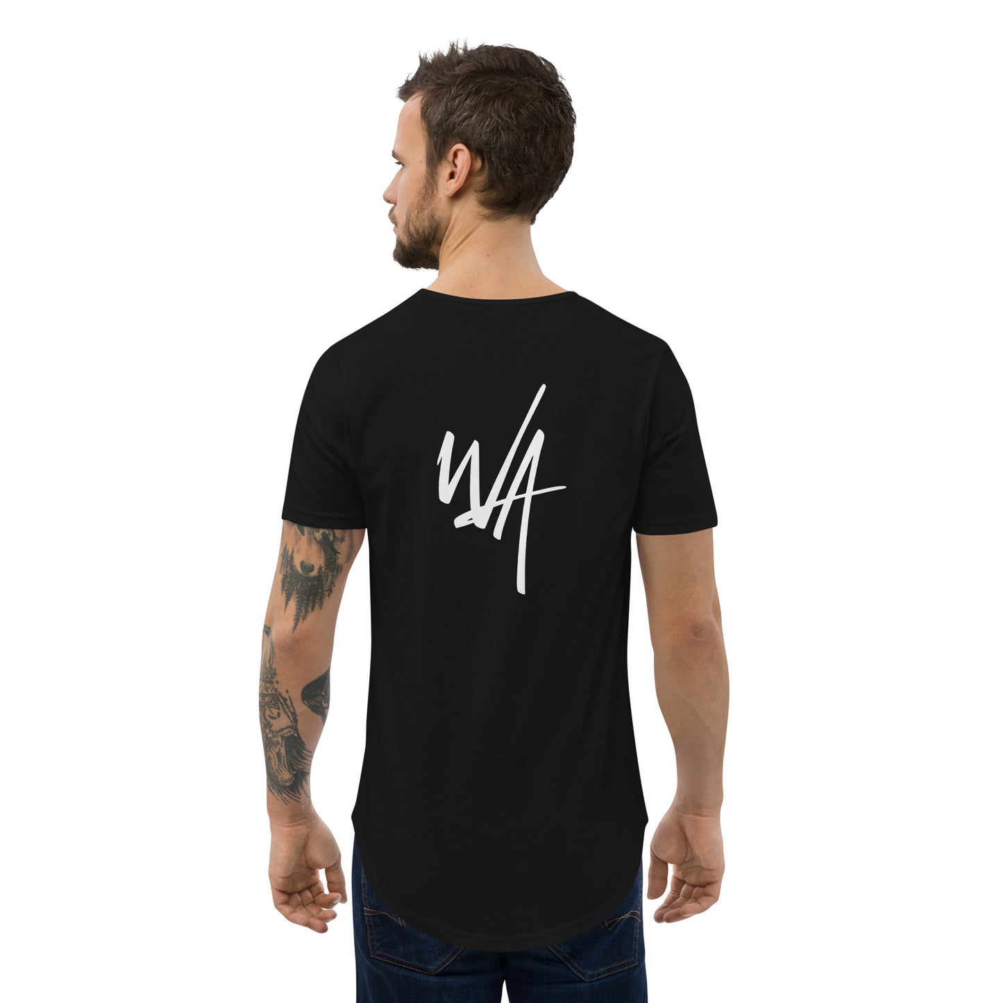 W/A Men's Curved Hem T-Shirt